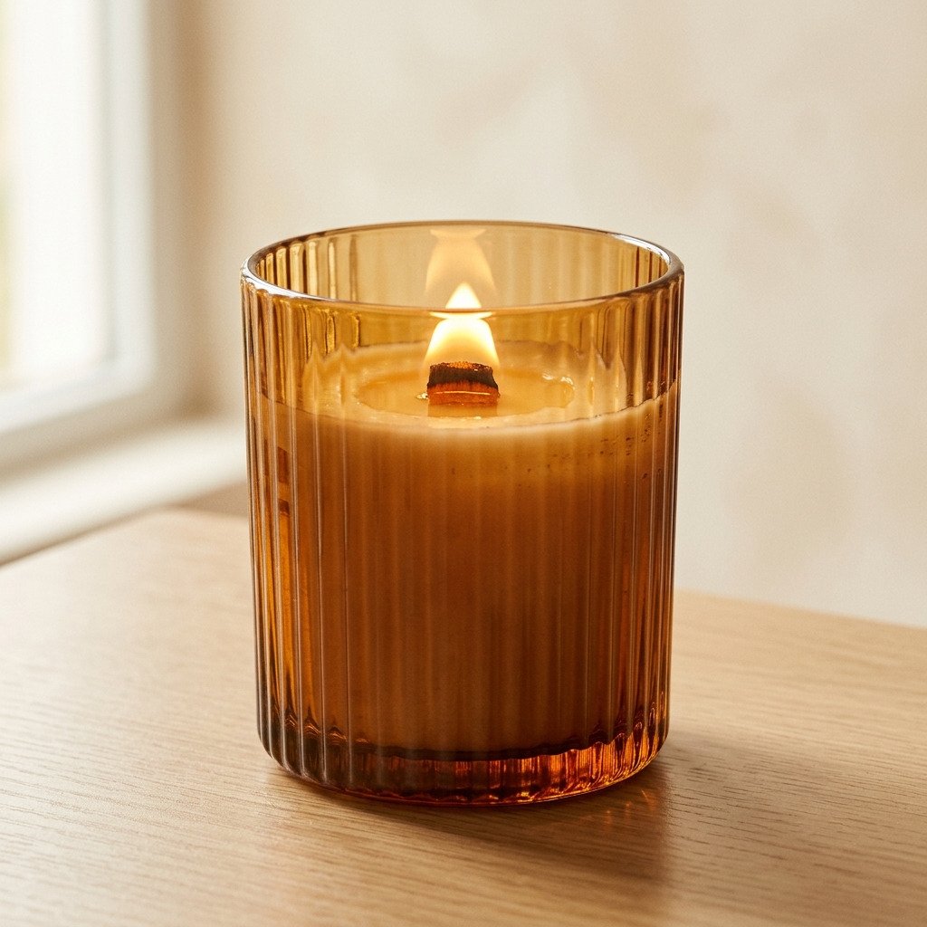 Amber & Oak Hand-Poured Candle