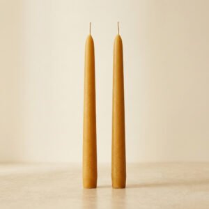 Wild Fig & Beeswax Taper Pair