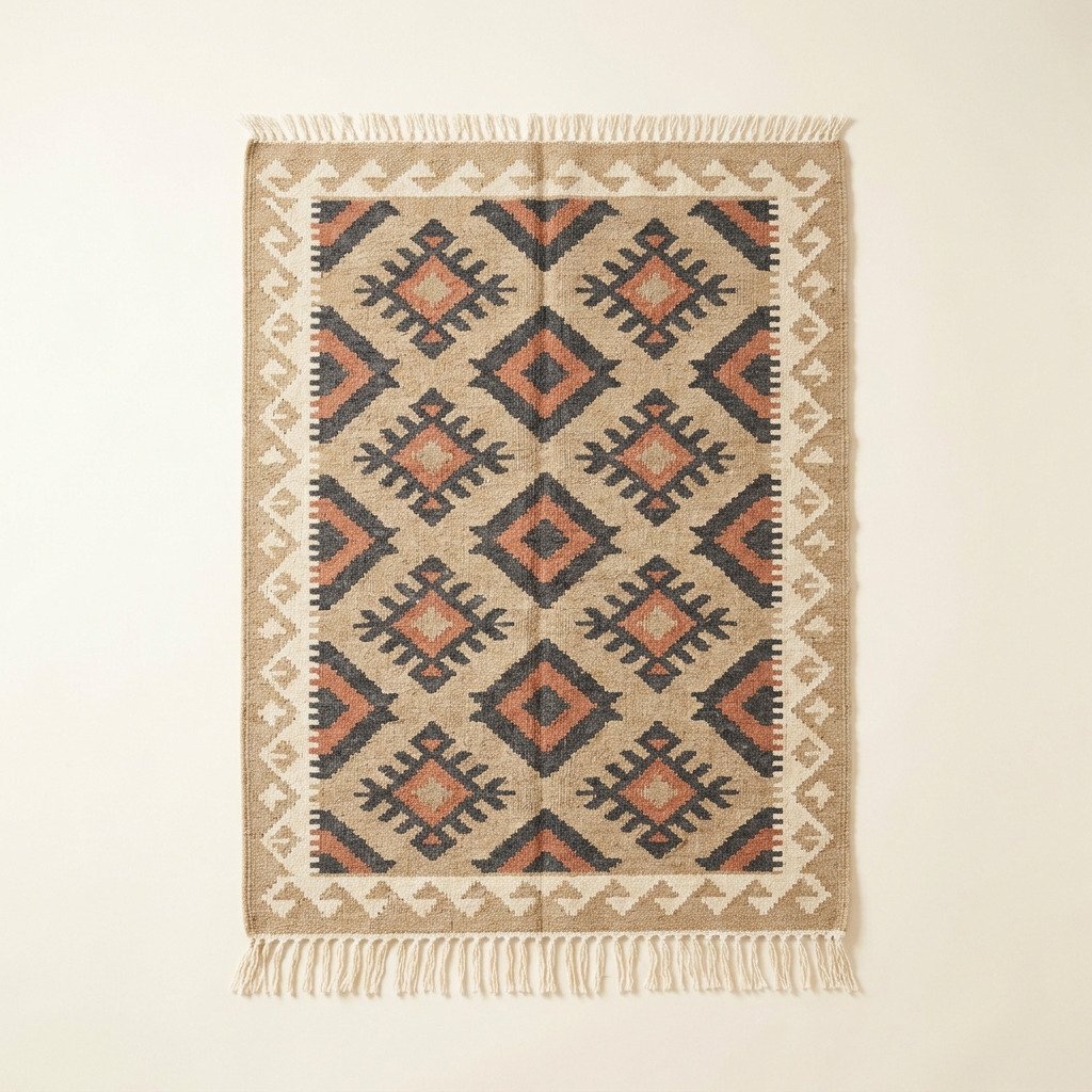 Handwoven Wool Area Rug
